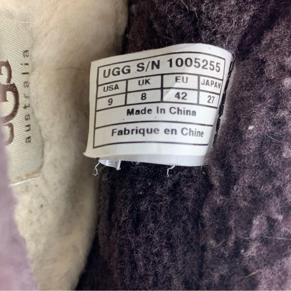 Ugg Grant Dark Brown Shearling Lined Slipper Mocc… - image 6
